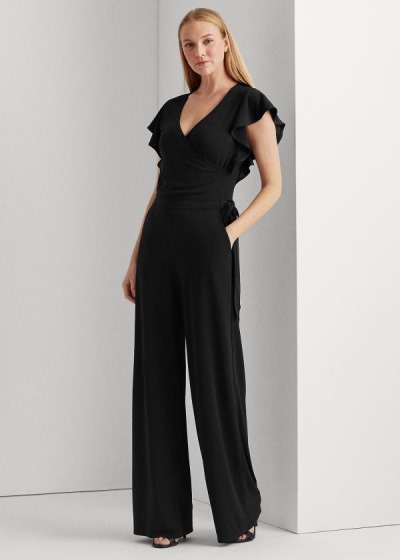 Women's Ralph Lauren Wrap-Style Jersey Jumpsuits | 704256RXB